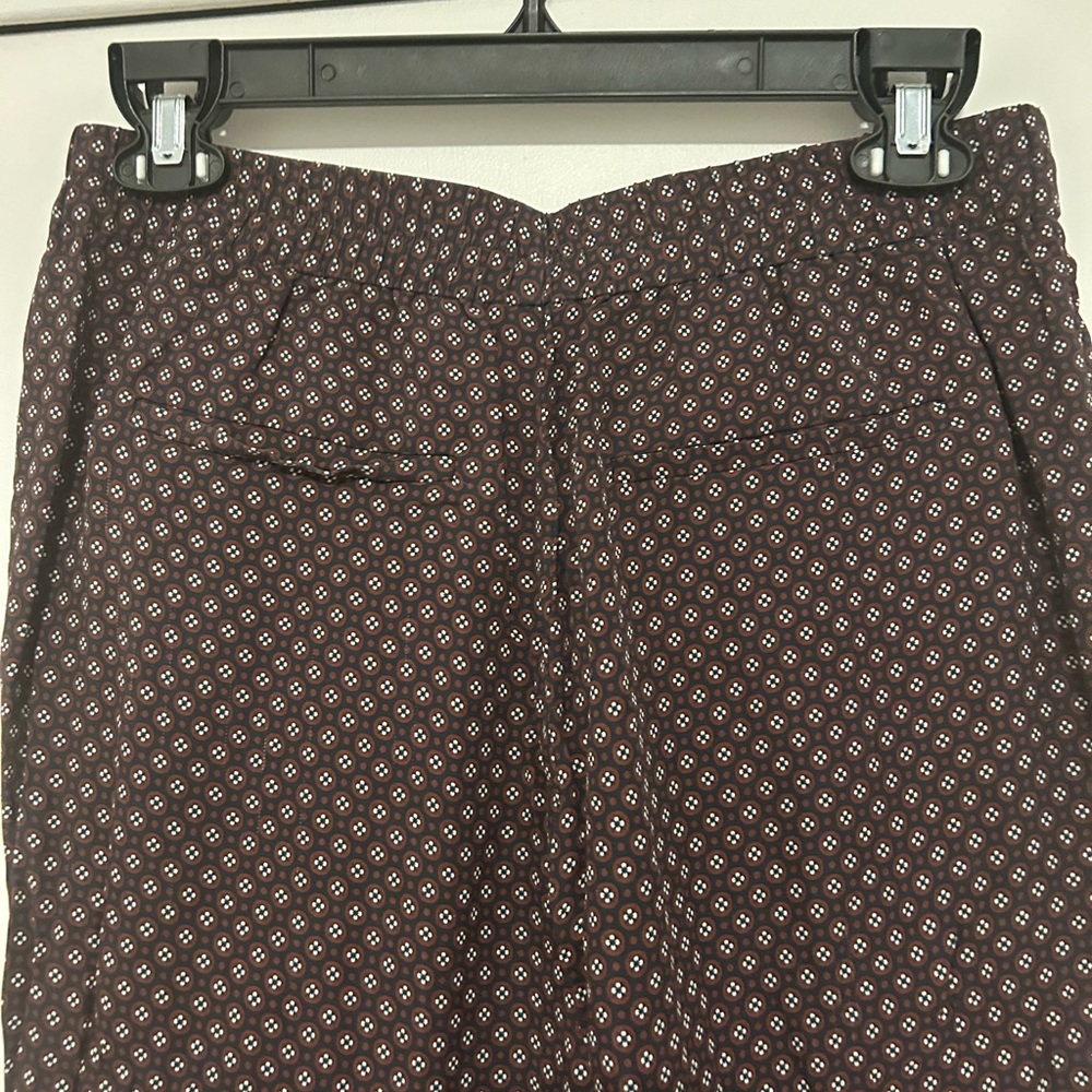Theory Silk Patterned Pants - Picture 7 of 17